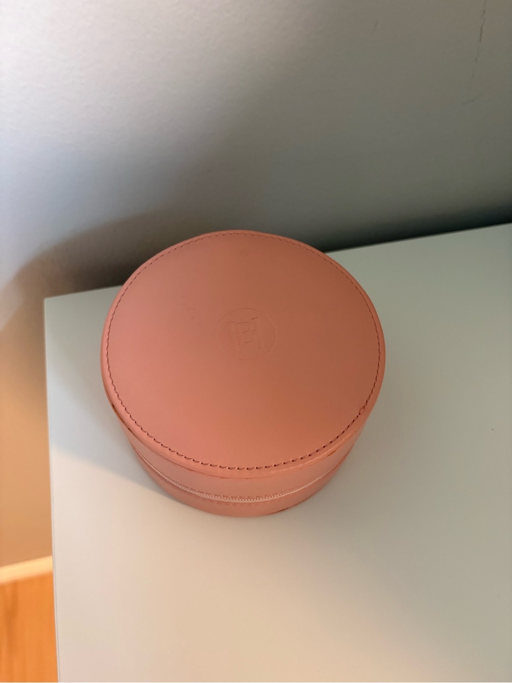 Travel jewelry case pink